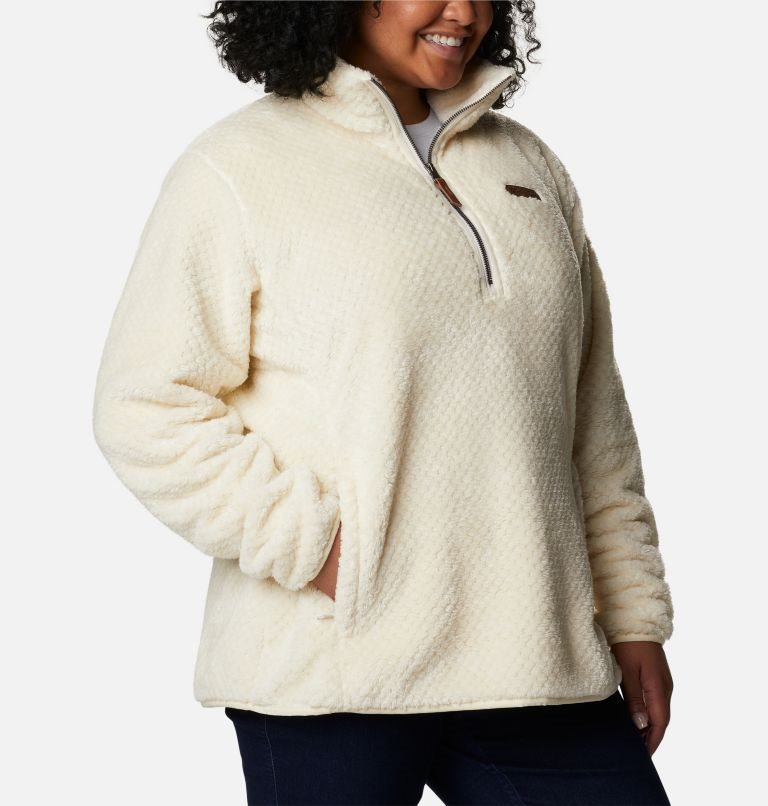 Hanorace Columbia Fireside Quarter Zip Sherpa Fleece Dama Albi | Plus Size TBS78A910